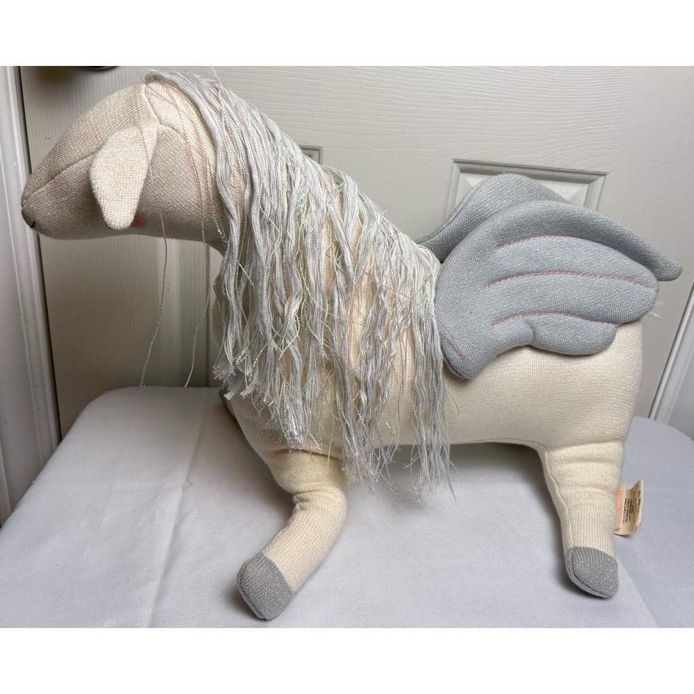 Meri Meri Pegasus Plush Toy 18" Organic Cotton Large Mythical Unicorn *Read*